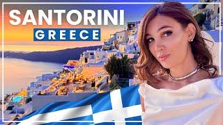 Solo Travel In Santorini, Greece: Flying Dress Photoshoot + Luxury Sunset Yacht Cruise