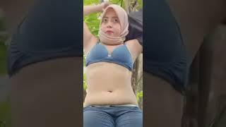 Jilbab remas dada