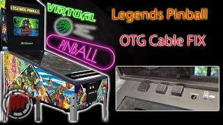 Legends Pinball OTG front panel cables SOLUTION