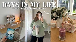 spring days in my life  i've got my personality back! cleaning, organising + working out