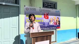 Best Speech about Children Education at universal children’s day || Hassan Salman