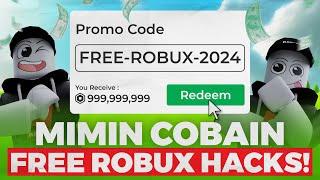 MIMIN TRY THE FREE ROBUX HACKS ON TIKTOK UNTIL IT WORKS!! IT TURNS OUT...