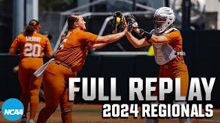 Texas vs. Siena: 2024 NCAA softball regionals | FULL REPLAY