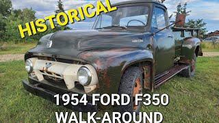 A Historic 1954 Ford F350: A Piece of Alberta's Road-Building history