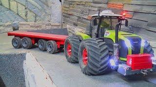 CLAAS XEREON 5000 RC! UNIQUE RE-BUILD RC TRACTOR 4x4x4! SPECIAL RC LIVE ACTION VEHICLE!