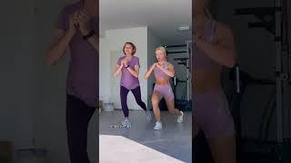 Beginner vs Advanced Workout with my Mummy!  #homeworkout #hiitworkout