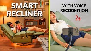 This Smart Recliner Has Voice Recognition, Will Automatically Recline