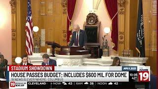 Ohio house passes budget : Includes money for Browns dome