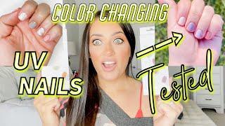 TESTING UV COLOR CHANGING NAIL STRIPS- UNBOXING, FIRST IMPRESSION, & HONEST REVIEW