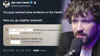 Dan EXPOSING Truth About Destiny's Twitch Ban