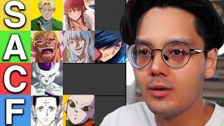 Ich habe eine XXL ANIME ANTAGONISTEN TIERLIST erstellt! (200 Charaktere)