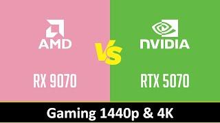 RX 9070 vs RTX 5070