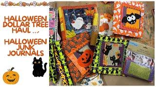 Dollar Tree Haul…Halloween Junk Journals in the works…