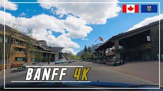 Banff 4K - Canmore to Banff via Trans Canada Highway 1