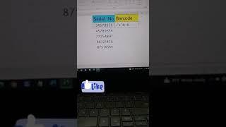 Barcode Excel tips and tricks, Microsoft Excel #excel #barcode #tips_and_tricks