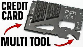 Testing Credit Card Multi Tool PRT - EDC Tool Card