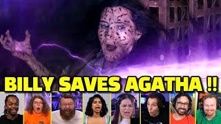 Billy Wiccan Saves Agatha From Death Scene Reaction Compilations | Agatha All Along Episode 8