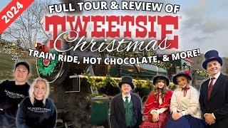 Tweetsie Christmas 2024: FULL Tour & Review | Train Ride, Santa, Hot Chocolate, Shows, & more | NC