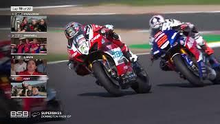 2024 Bennetts British Superbikes: R3 Donington Park Race 3 dogfight