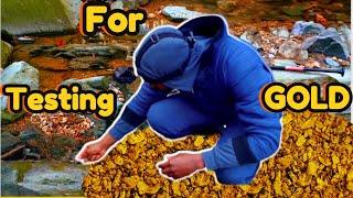 Testing new gold spot - We found one! Gold prospecting