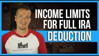 IRA deduction limit IF you have 401k or other retirement accounts. | FinTips