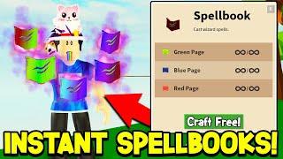 How To Get INSTANT FREE Spellbooks In Roblox Skyblock / Islands