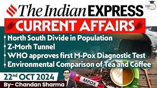 The Indian Express Newspaper Analysis | 22 Oct 2024 | Daily Newspaper Analysis | Current Affairs