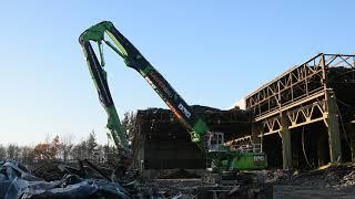 Sennebogen 870E Demolition high reach demolition excavator - Sauer Bau GmbH