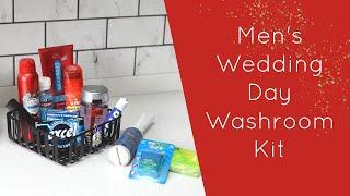 Wedding Day Washroom Kit for the Men's Bathroom | Bride Society