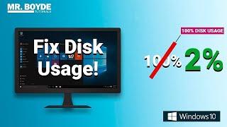 How to Fix 100% Disk Usage in Windows 10