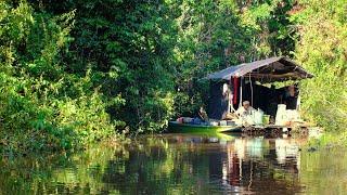 2 HARI 2 MALAM DI HUTAN RAWA, BERBURU IKAN DI PERANGKAP AIR DALAM DAN BAUNG MONSTER DI DANAU LUAS..