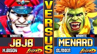 SF6 MenaRD (Blanka Vs JB) M.Bison ▰ High Level