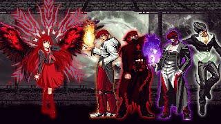[KOF Mugen] Orochi Akiha Yagami Vs Iori Yagami Team