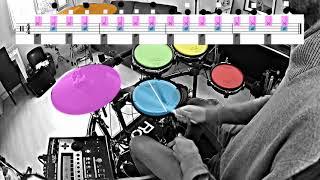 batterie apprendre la batterie en couleurs - drumming colors - Julien BONAMY