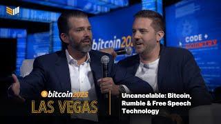 Donald Trump Jr. Talks Bitcoin, Rumble, and Free Speech Fight | Bitcoin 2025