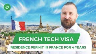 Residence permit in France. French tech visa via Passeport Talent program with iWorld.com