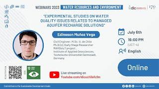 Seminario Edinsson Muñoz “Experimental studies on water quality issues in managed aquifer recharge”