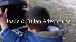 Josue & Julian play outdoors with Frida️