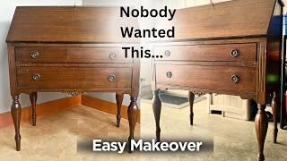 Extreme Furniture Makeover with Paint and Glaze