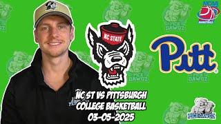 Pitt vs NC State 3/5/25 Free College Basketball Picks and Predictions | NCAAB Pick