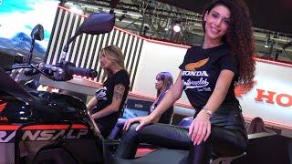 Honda Italia at Eicma 2024. Eicma Girls. Like n Subscribe