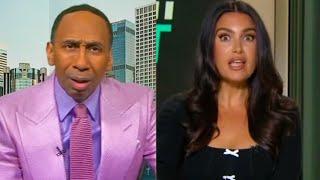 Stephen A Smith Gets HEATED at Molly for Doubting Caitlin Clark as She Wins ROTY