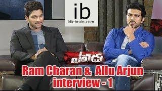 Ram Charan and Allu Arjun interview 1 - idlebrain.com