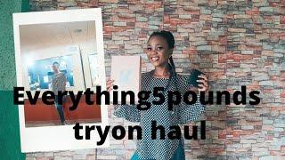 Everything5pounds clothing try on haul|| Shipping to Nigeria