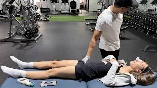 Youtube Client Needed MAJOR Relief For Her Body and Knee Pain. Bodywork Massage Therapy | Part 1