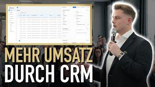 5 Gamechanger für mehr Umsatz durch ein CRM-System (Vortrag von Marvin Flenche - umsatz.io)