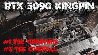 EVGA RTX 3090 KINGPIN Breaks 3DMark Time Spy Extreme Graphics Score RECORD on LN2 @ 2.7GHz