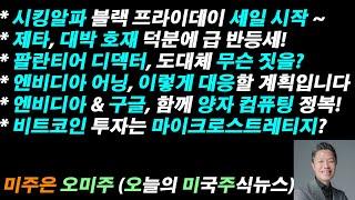 [오늘의 미국주식뉴스] 제타, 대박 호재 덕분에 급반등 / 팔란티어 디덱터, 도대체 무슨 짓을? / 엔비디아 어닝 대응 계획 / 비트코인 미친듯이 매수하고 있는 마이크로스트레티지