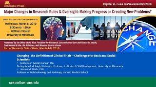 Research Ethics Day Session 3 - Major Changes in Research Rules & Oversight