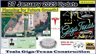 Sinking Caissons, Water Intercept System, Big Deliveries! 27 Jan 2025 Giga Texas Update (07:35AM)